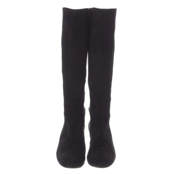 Jimmy Choo Suede Knee-High Riding  Boots Sz 37EU - Picture 5 of 5